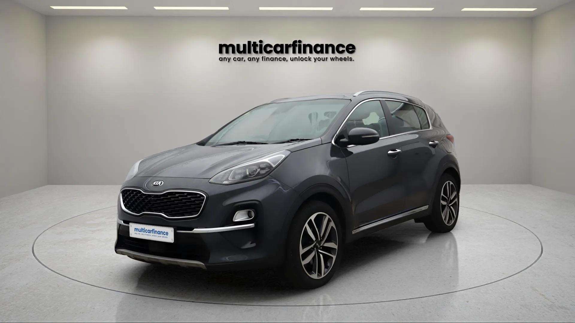 Kia Sportage available on PCP and HP finance at Multi Car Finance, offering a modern SUV design with flexible finance options and affordable monthly payments.