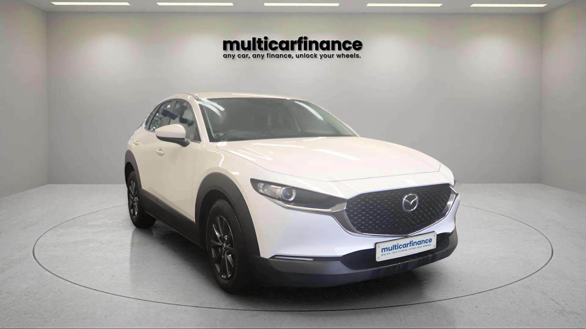 Mazda CX-30 available on PCP and HP finance at Multi Car Finance, offering a stylish crossover design with flexible finance options and affordable monthly payments.
