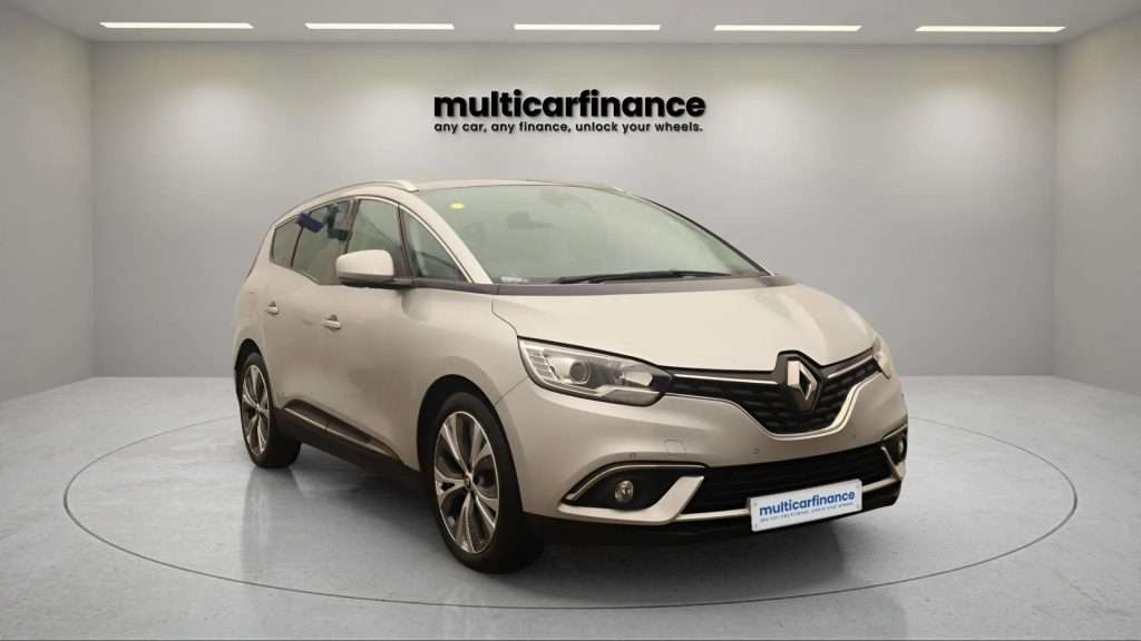 Renault Grand Scénic available on PCP and HP finance at Multi Car Finance, offering a spacious and versatile MPV design with flexible finance options and affordable monthly payments.