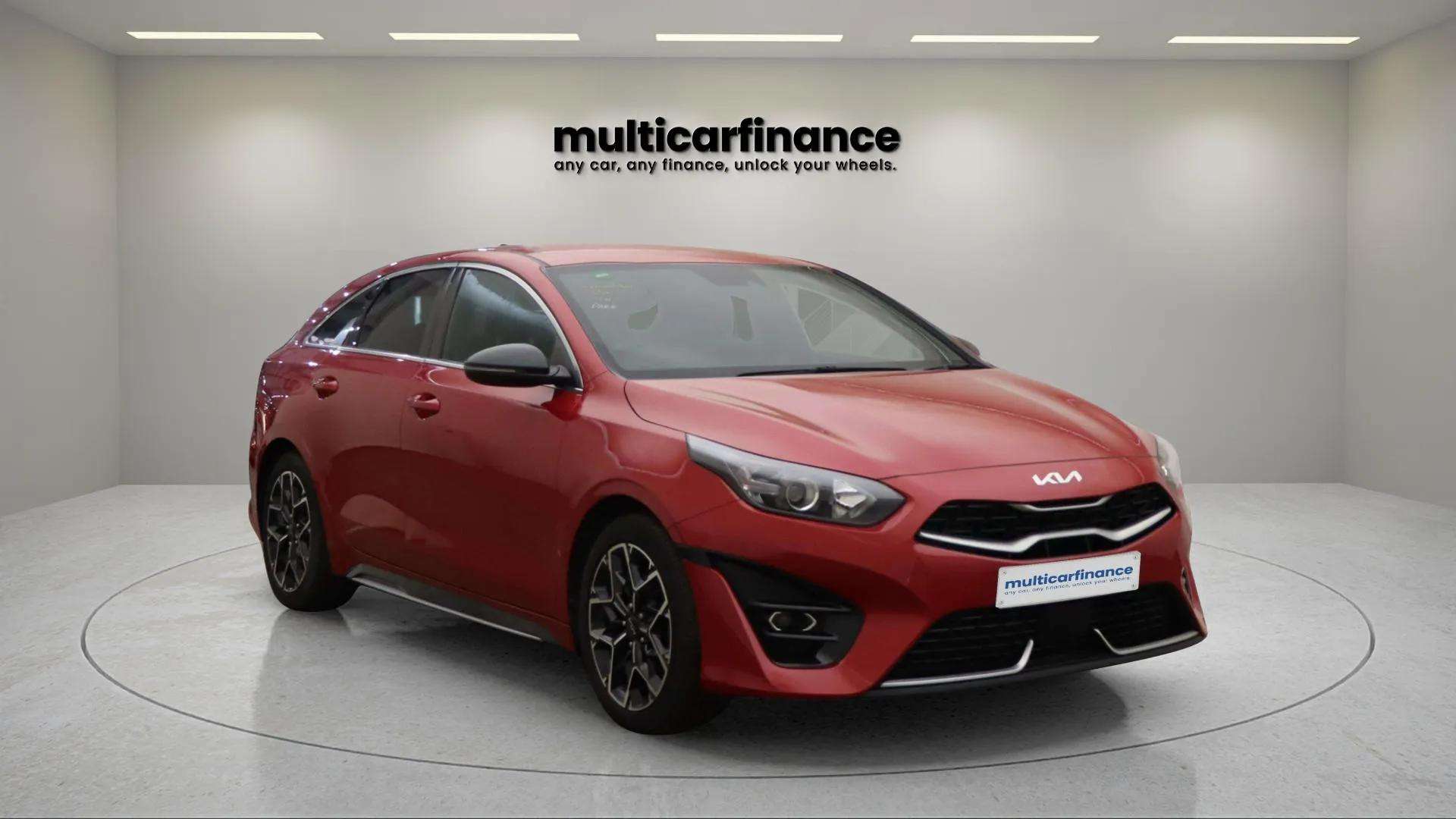 Kia ProCeed available on PCP and HP finance at Multi Car Finance, offering a sporty design with flexible finance options and affordable monthly payments.