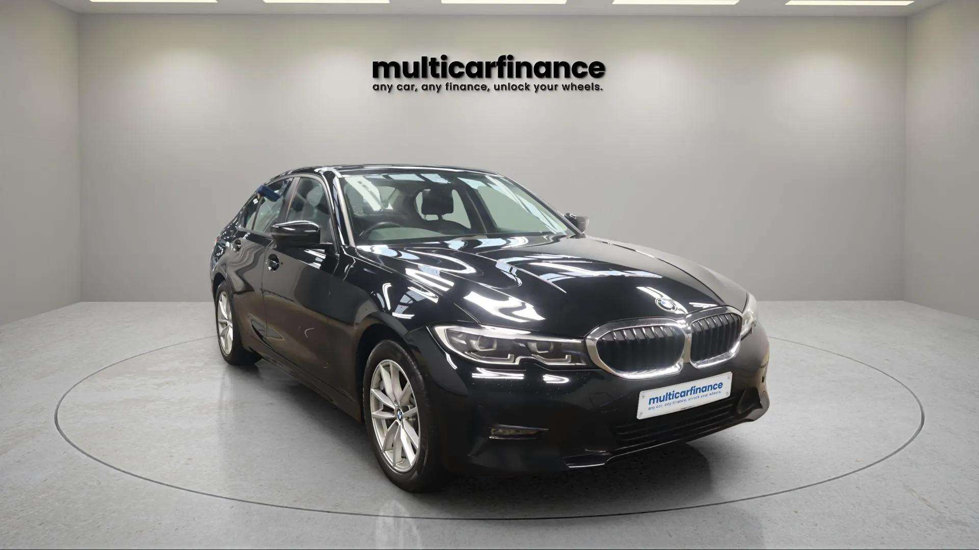BMW 318d, a sleek and efficient luxury sedan with modern design, advanced technology, and excellent fuel economy, available at Multi Car Finance with flexible PCP and HP finance options.