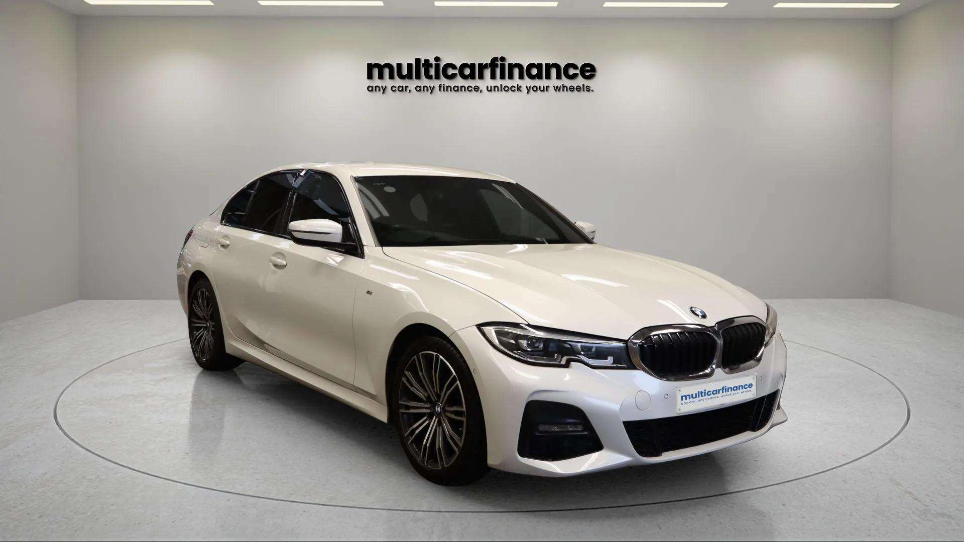 BMW 320d, a luxurious and efficient sedan with a sleek design, advanced technology, and impressive fuel economy, available at Multi Car Finance with flexible PCP and HP finance options.
