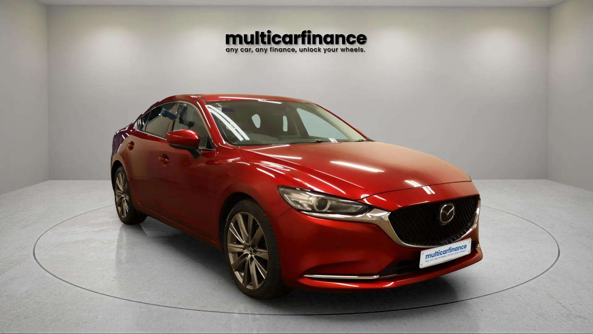 Mazda 6 available on PCP and HP finance at Multi Car Finance, offering a sophisticated sedan design with flexible finance options and affordable monthly payments.