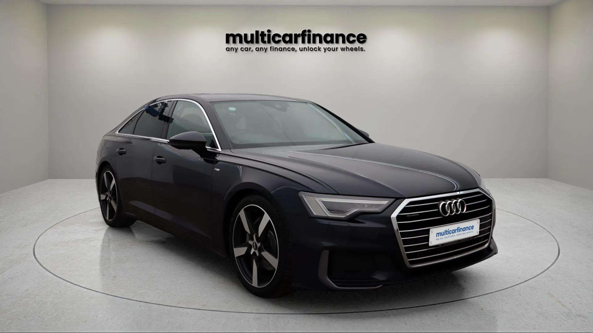 Audi A6, a luxurious and sophisticated sedan with a sleek design, cutting-edge technology, and impressive performance, available at Multi Car Finance with flexible PCP and HP finance options.