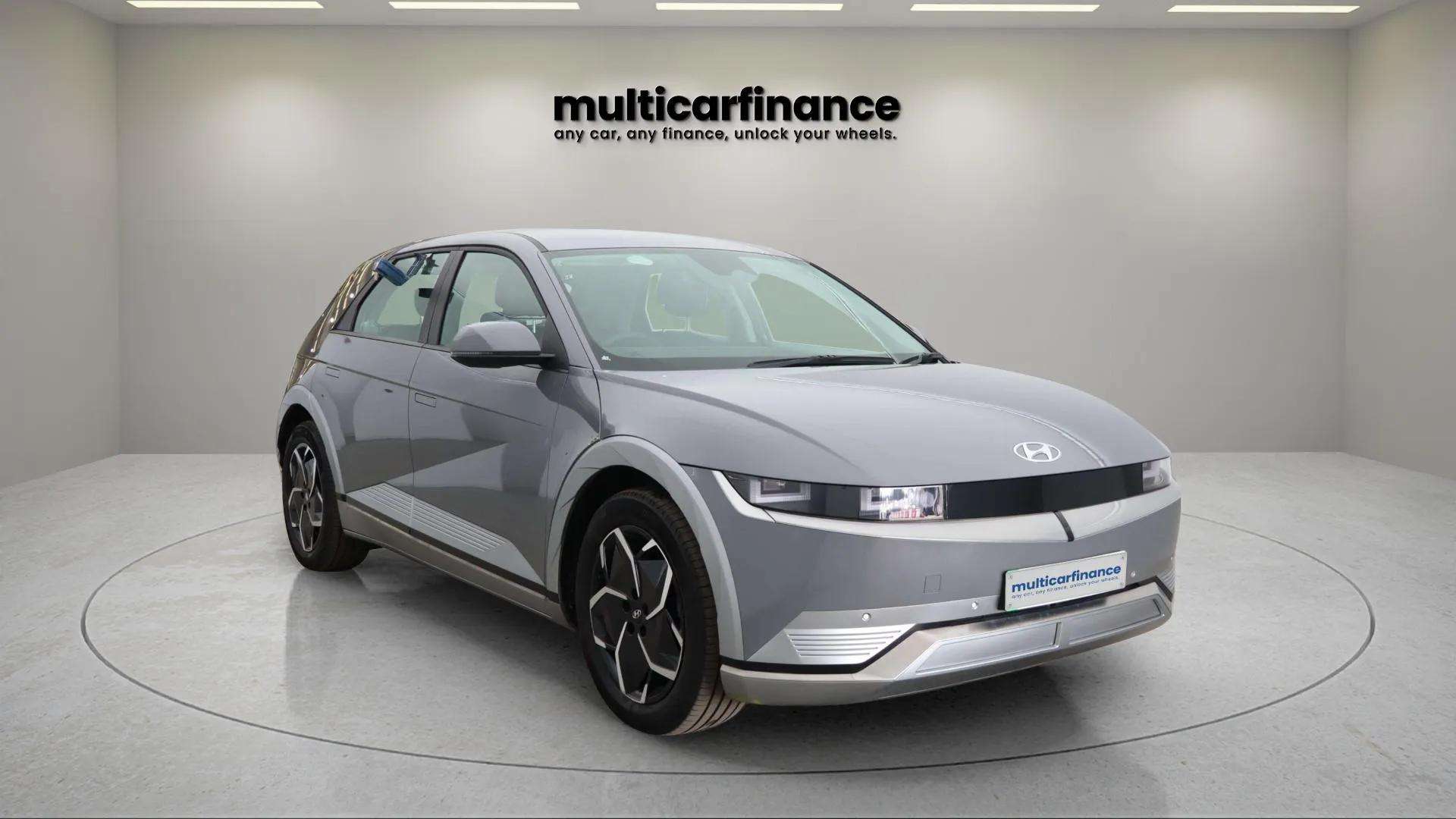 Hyundai Ioniq 5 available on PCP and HP finance at Multi Car Finance, offering a futuristic design and flexible finance options with affordable monthly payments.