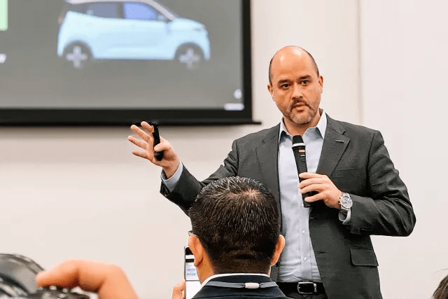 Ivan Espinosa, the new CEO of Nissan, outlining his vision for the company’s future